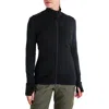Icebreaker Merino 260 Quantum Zip Jacket In Black