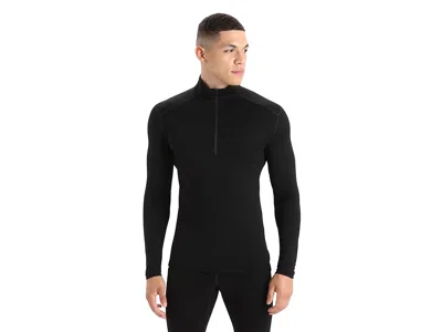 Icebreaker Merino 260 Tech Long Sleeve Half Zip In Black