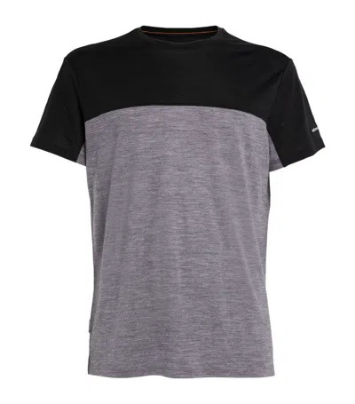 Icebreaker Merino Wool-blend Cool-lite T-shirt In Multi