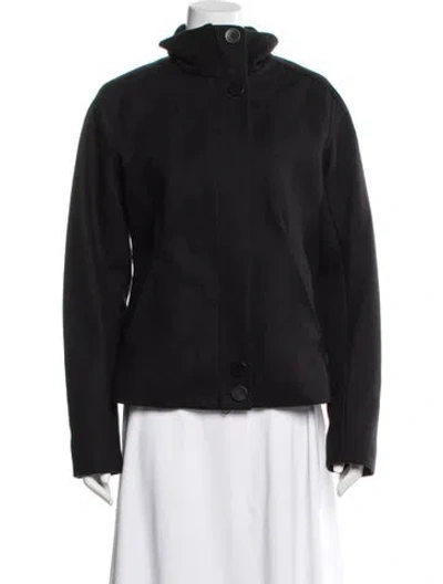 Pre-owned Icebreaker Merino Wool Jacket In Black