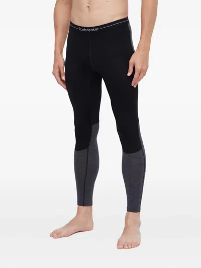 Icebreaker Panelled Leggings In Black