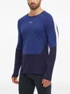 Icebreaker Panelled Long-sleeve Top In Blue