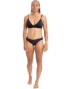 Icebreaker Siren Bikini Bottom Women's Navy Merino Wool Elastic Waist Buu599 In Black
