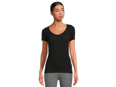 Icebreaker Siren Short Sleeve Sweetheart In Black