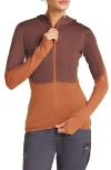 Icebreaker Tencel & Merino 200 Realfleece Descender Zip Hoodie In Multi