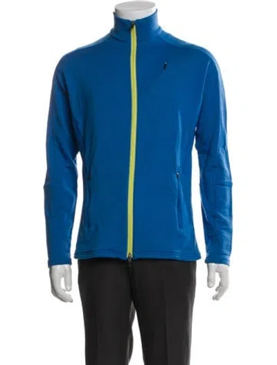 Pre-owned Icebreaker Windbreaker In Blue