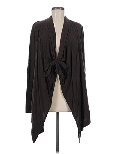 Pre-owned Icebreaker Wool Cardigan Sweater In Brown