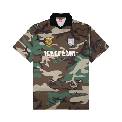 Pre-owned Icecream Acid Short-sleeve Knit Polo 'camo' | Green | Men's Size S