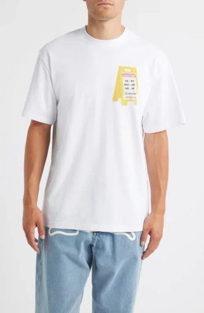 Icecream Aisle Closed Graphic T-shirt In White
