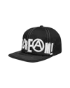 Icecream Anarchy Wrap Around Flat Brim Cap In Black