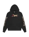 Icecream Animal Print Running Dog Heavyweight Hoodie In Black