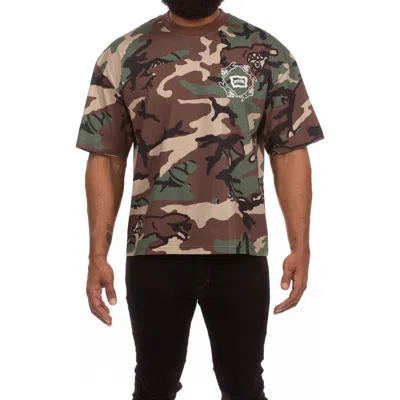 Icecream Archie Camo T-shirt In Brown