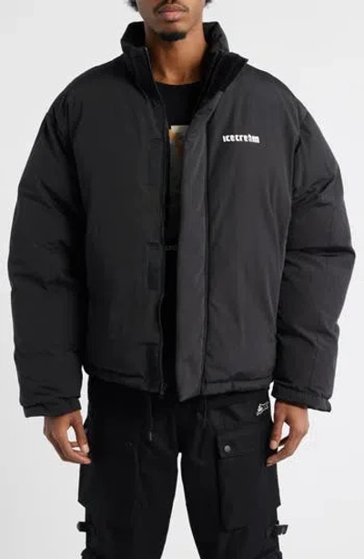Icecream Archie Graphic Puffer Jacket In Multi