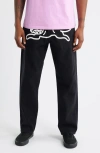 Icecream Ash Vanilla Fit Running Dog Appliqué Jeans In Pink
