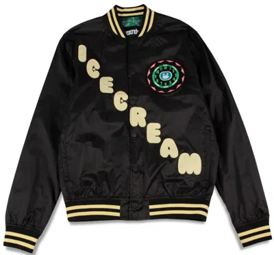 Pre-owned Icecream Bbc Stacked Jacket 411-2401 Black 2021 Brand Withtags