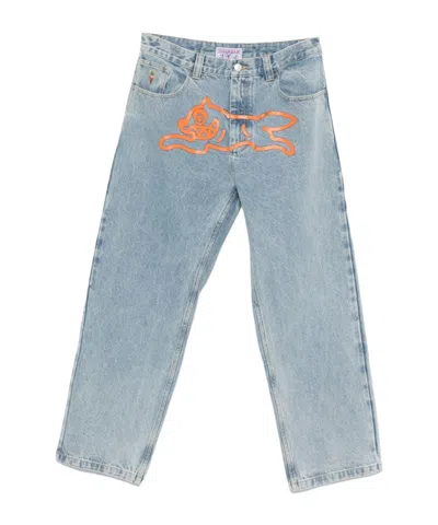 Icecream Belt Loop Jeans In Blue
