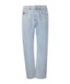 Icecream Belt Loop Jeans In Blue