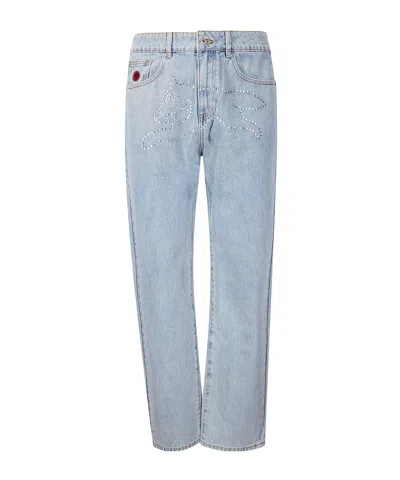 Icecream Belt Loop Jeans In Blue