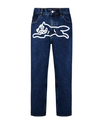 Icecream Belt Loop Jeans In Blue