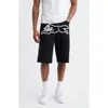 Icecream Black Dog Denim Shorts In Black