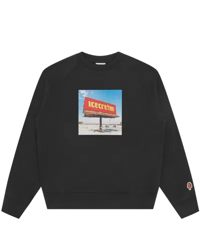 Icecream Kids' Billboard Crewneck In Black