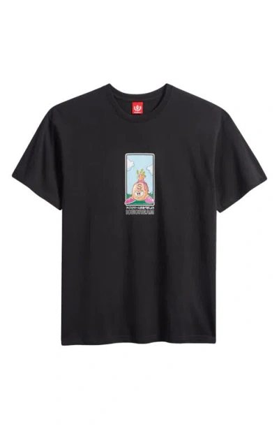 Icecream Bird Graphic T-shirt In Black