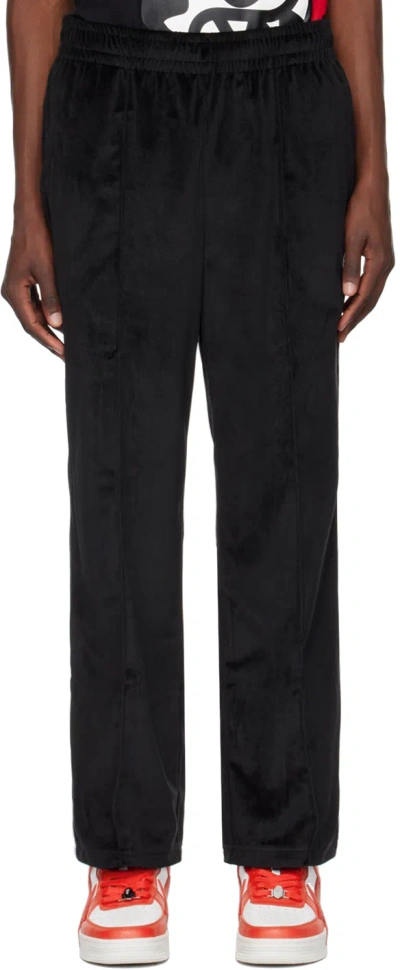 Icecream Black Drawstring Track Pants