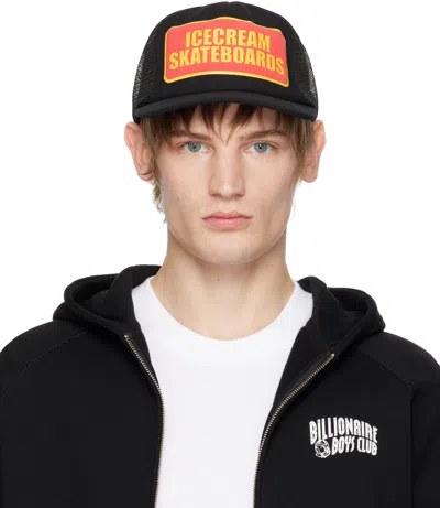 Icecream Black ' Skateboards' Trucker Cap