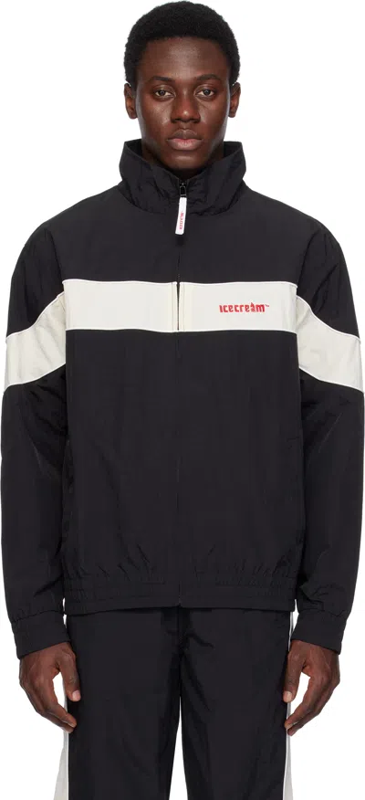 Icecream Black Nylon Track Jacket