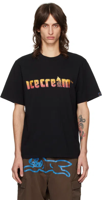 Icecream Black Soft Serve Sparkle T-shirt