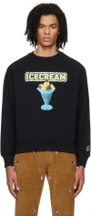 Icecream Black Sundae Sweatshirt In Black