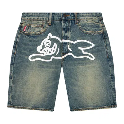 Pre-owned Icecream Blueberry Yogurt Jean Shorts 'blue Shade' | Men's Size 30