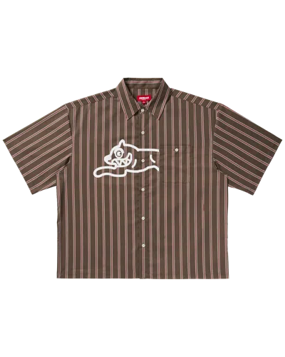 Icecream Kids' Boost Ss Woven In Brown