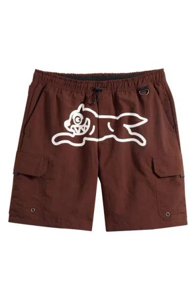 Icecream Breeze Cargo Shorts In Brown