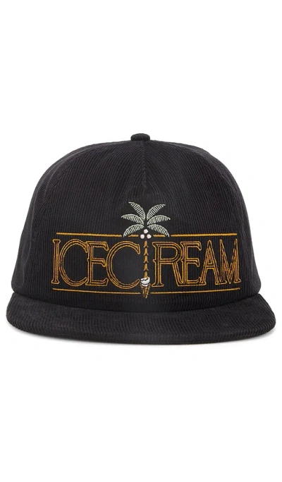 Icecream Breezy Snapback Hat In 黑色