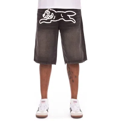 Icecream Breyer Denim Shorts In Black