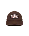 Icecream Brown Cow 6 Panel Hat In Chocolate