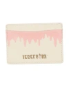 Icecream By Billionaire Boys Club Woman Cardholder Beige Size - Leather In Sand