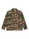 Icecream Camouflage-pattern Jacket In Green