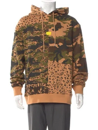Pre-owned Icecream Camouflage Print Crew Neck Hoodie In Neutral