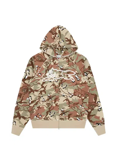 Icecream Camouflage-print Hoodie In Multi