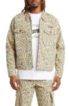ICECREAM ICECREAM CAN CAN FLORAL ZIP JACKET