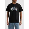 Icecream Candy Graphic T-shirt In Black