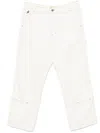Icecream Canvas Carpenter Trousers In Beige