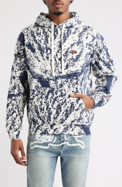 Icecream Caramel Cotton French Terry Hoodie In Multi