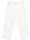 Icecream Canvas Carpenter Trousers In Neutrals