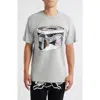 Icecream Carton Graphic T-shirt In Gray