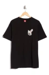 Icecream Cash Cone Graphic T-shirt In Black