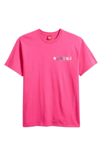 Icecream Cash Rules Graphic T-shirt In Beetroot Purple