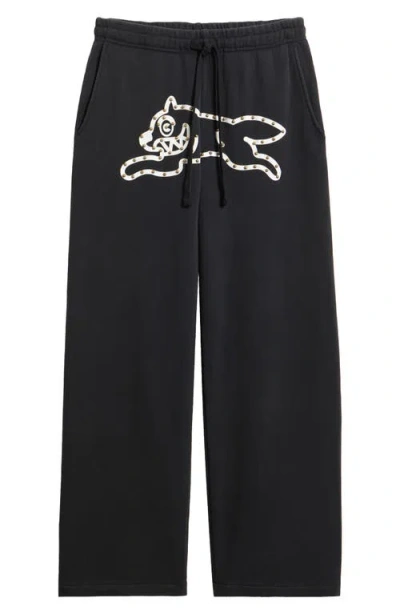 Icecream Central Beaded Logo Sweat Pants In Black